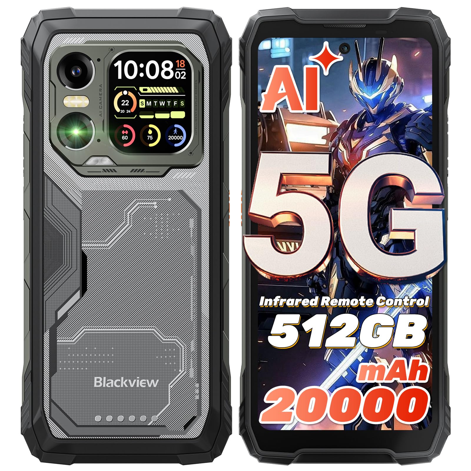 Amazon.com: Blackview XPLORE 1 AI 5G Unlocked Rugged Phone Android